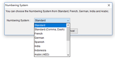 currency numbering system