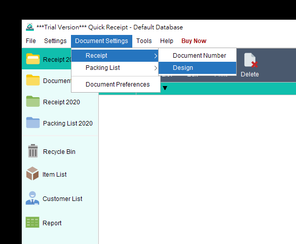 adjust-column-width-of-the-line-item-in-document-quick-receipt-software