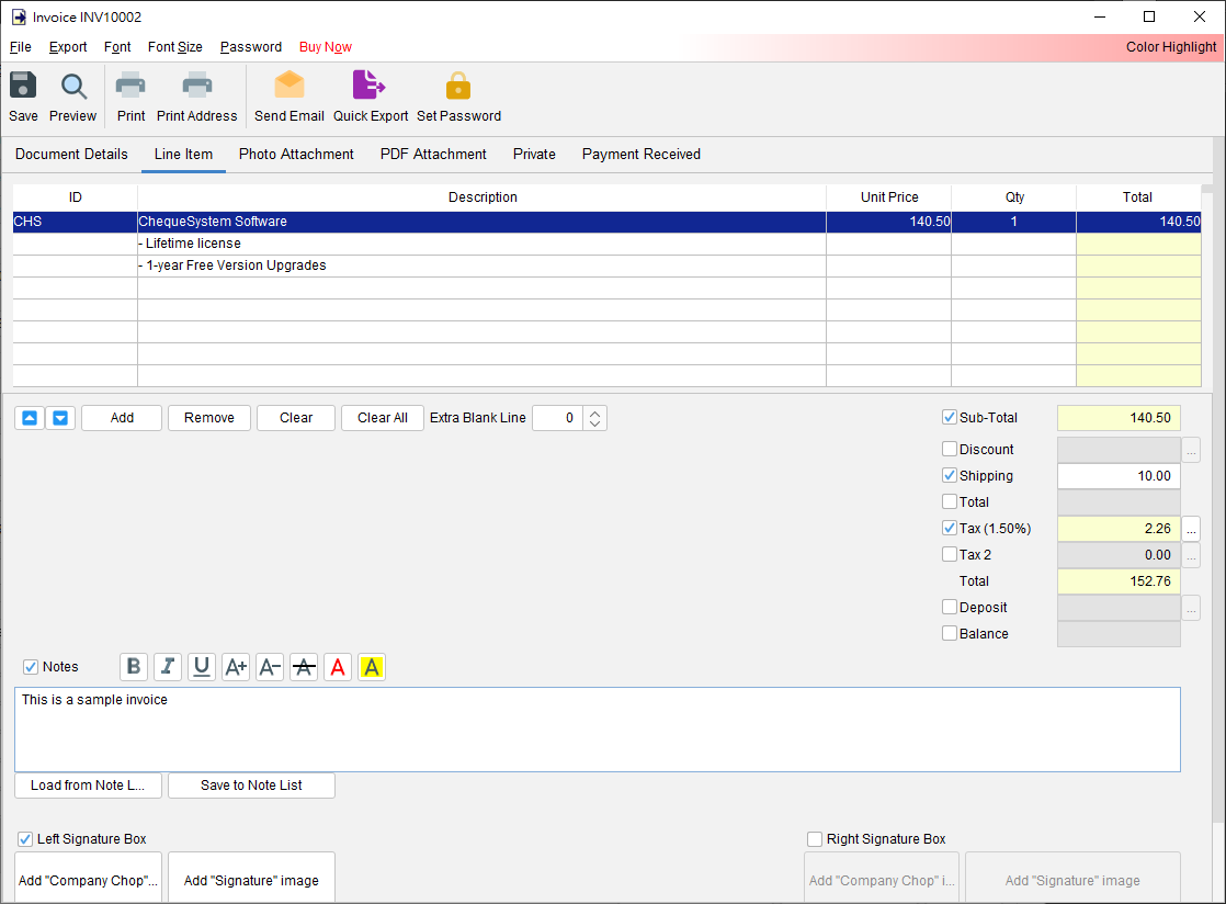 invoicing software download