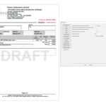 EasyBilling Watermark on Document