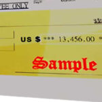 Asterisk on Cheque