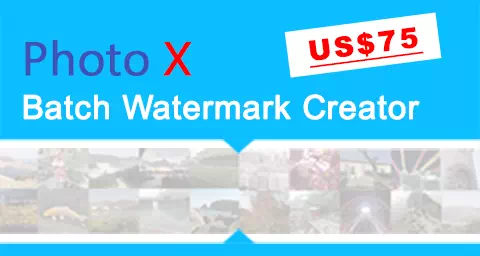 PhotoX Batch Watermark Software