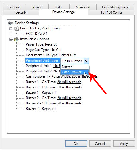 Connect Cash Drawer to Thermal Receipt Printer